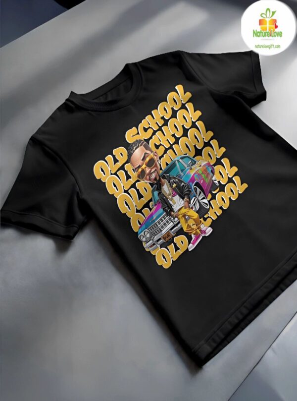 90s Hip Hop Tshirt Old School Rap Lowrider Car Graphic Streetwear Tee