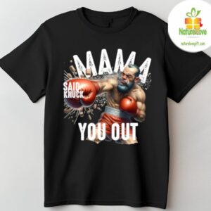 Boxing Gloves T-Shirt Mama Said Knock You Out Sport Fan Tee