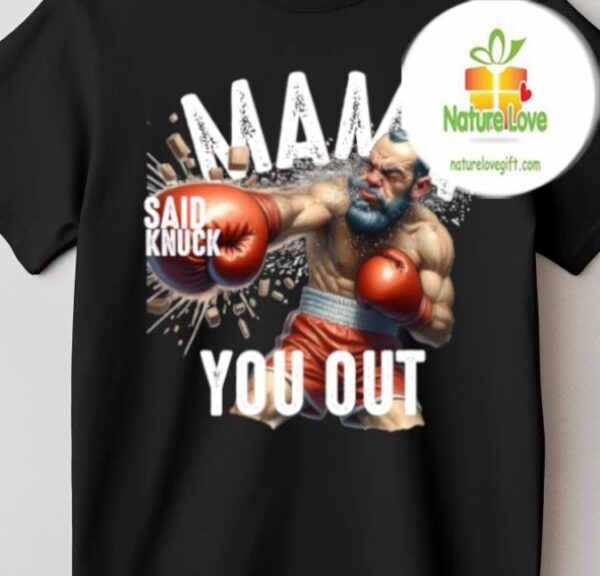 Boxing Gloves T-Shirt Mama Said Knock You Out Sport Fan Tee