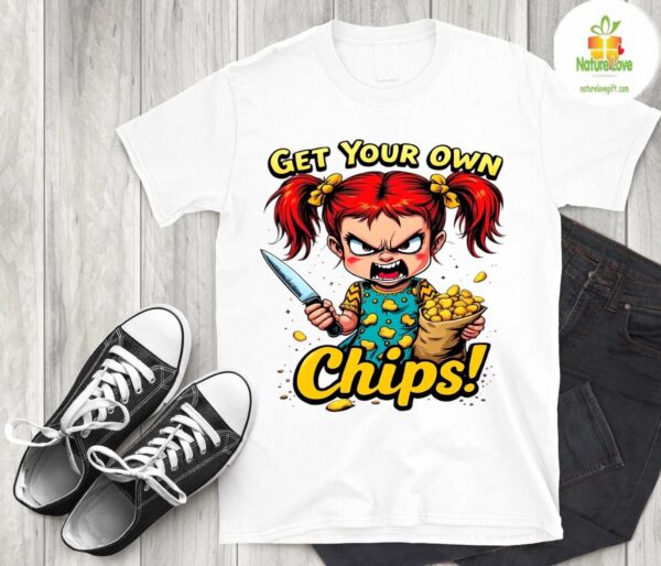 Chucky T Shirt Funny Horror Movie Inspired Doll Design