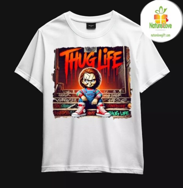 Chucky T-shirt Horror Icons Halloween 2024 Scary Killers Tee