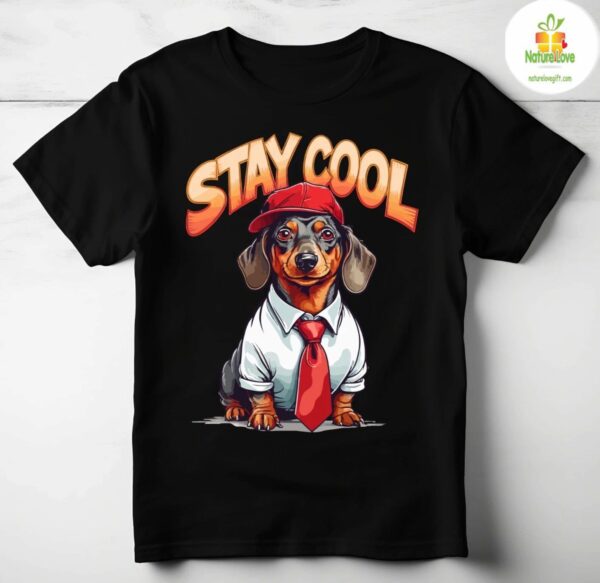 Dog Shirt Funny Stay Cool Graphic Tee for Dogs