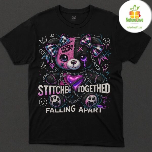 Emo Kawaii Teddy Bear Shirt Gothic Cute Top