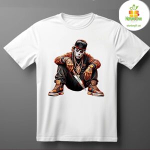 Evil Villain Killer Graphic T-Shirt Streetwear Tee for Men
