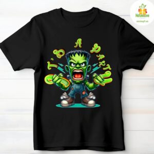 Frankensteins Monster Its Time Mood T shirt 6