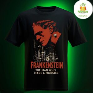 Spooky Frankenstein Monster Shirt Halloween Horror Movie Shirt Vintage Style 2