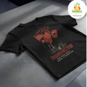 Spooky Frankenstein Monster Shirt Halloween Horror Movie Shirt Vintage Style 3