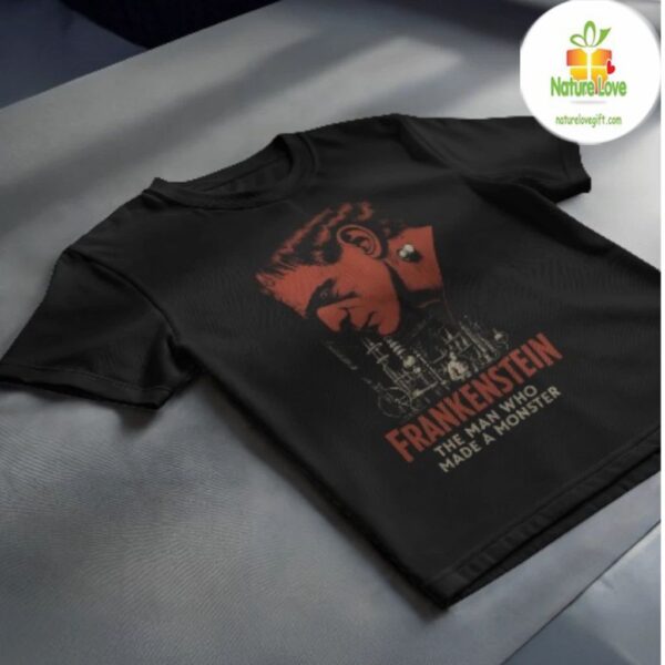 Frankenstein Shirt Halloween Horror Movie Vintage Tee 403856970507