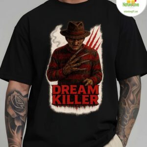 Freddy Krueger Horror Movie Tshirt Dream Killer Graphic Tee