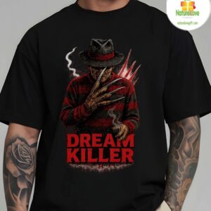 Horror Movie Graphic T shirt Freddy Krueger Inspired Design Dream Killer Tee 2