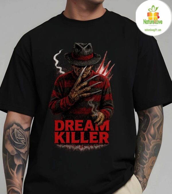 Freddy Krueger Horror Movie Tshirt Dream Killer Graphic Tee