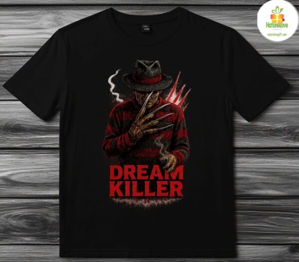 Freddy Krueger Horror Movie Tshirt Dream Killer Graphic Tee
