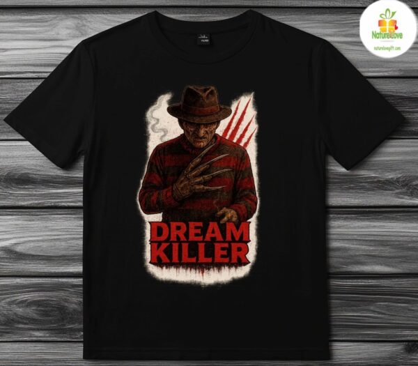 Freddy Krueger Horror Movie Tshirt Dream Killer Graphic Tee