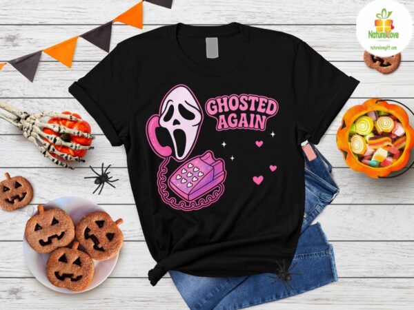 Ghostface Shirt Funny Ghosted Tee Scream Inspired Horror Fan Gift