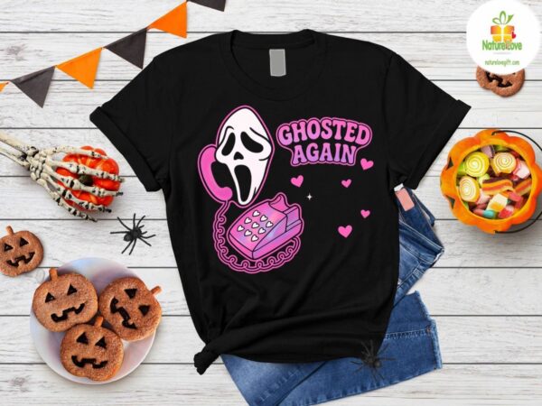 Ghostface Shirt Funny Ghosted Tee Scream Inspired Horror Fan Gift