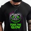 Glow in the Dark Halloween Tee Scary Face Limited Edition Custom
