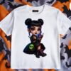 Gothic Girl Halloween Tshirt Cute Chibi Skull Coffee Mug Goth Tee