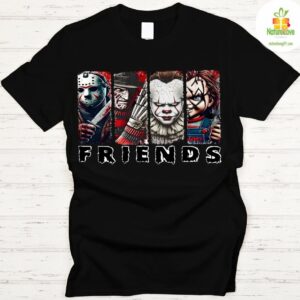 Halloween Horror Friends T-Shirt Unisex Icon Character Tee