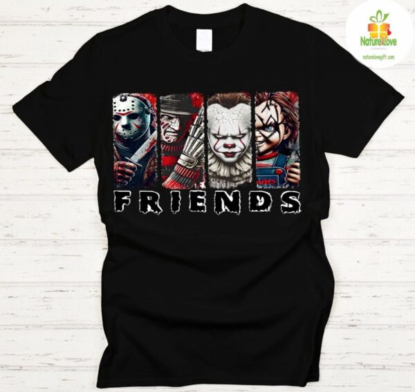 Halloween Horror Friends T-Shirt Unisex Icon Character Tee