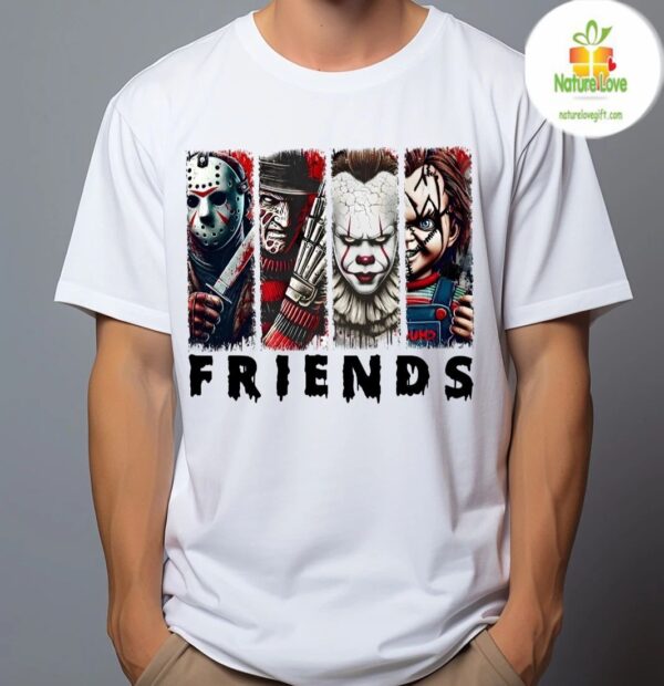Halloween Horror Friends T-Shirt Unisex Icon Character Tee