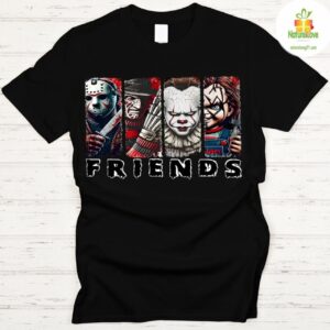 Halloween Horror Friends Icon Character Tee Unisex 4
