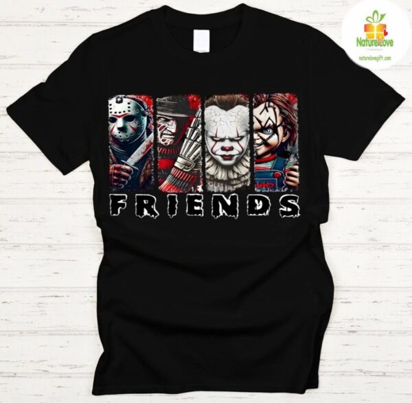 Halloween Horror Friends T-Shirt Unisex Icon Character Tee