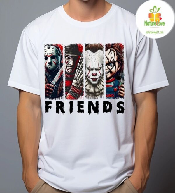 Halloween Horror Friends T-Shirt Unisex Icon Character Tee