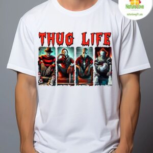 Halloween Thug Life Horror Icons Tee Unisex 2