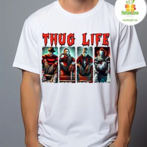 Halloween Thug Life Horror Icons Tee Unisex 6