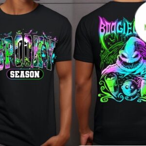Halloween T-Shirt Spooky Season Neon Boogieman Unisex Tee