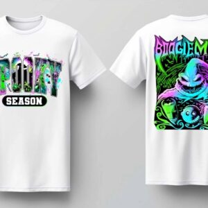 Spooky Season Neon Halloween T shirt Boogieman Unisex T Shirt 2
