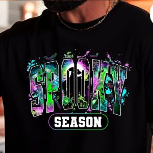 Spooky Season Neon Halloween T shirt Boogieman Unisex T Shirt 3