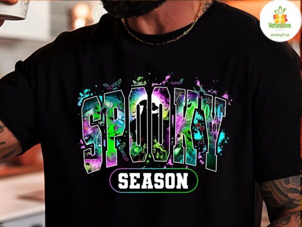 Halloween T-Shirt Spooky Season Neon Boogieman Unisex Tee
