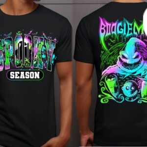Spooky Season Neon Halloween T shirt Boogieman Unisex T Shirt 9