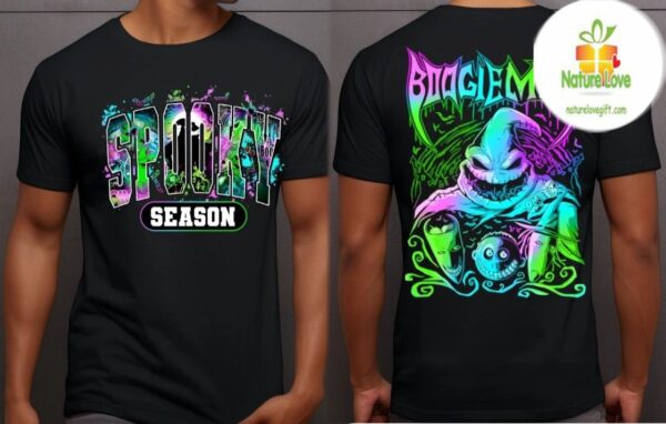 Halloween T-Shirt Spooky Season Neon Boogieman Unisex Tee