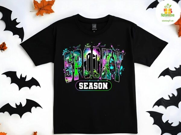 Halloween T-Shirt Spooky Season Unisex Tee Fall Vibes Trendy