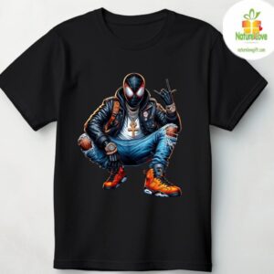 Superhero Hiphop Colorful Graphic Tee Hip Hop Streetwear T shirt 1