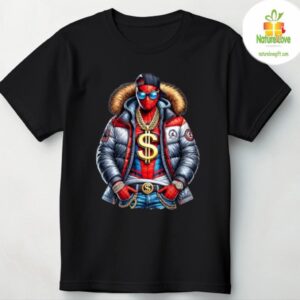 Superhero Hiphop Graphic Tee Hip Hop Streetwear T shirt 1