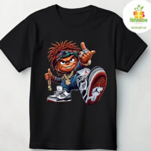 Hiphop Kid Rapper Cartoon Graphic Tee Hophop Streetwear 2