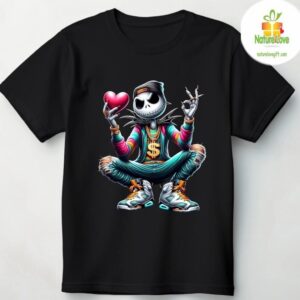 Hiphop Skeleton Graphic Tee Inspired By Jack Skellington Shirt 4
