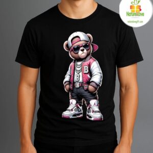 Hip Hop Teddy Bear T-Shirt Streetwear Boys Youth Exclusive Collection Tee