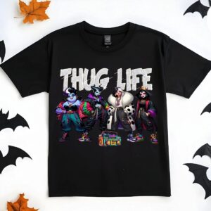 Thug Life Villain Queens Shirt – Hip Hop Cartoon Style Streetwear Tee limited 2