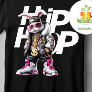 Hiphop Colorful Bunny Rabbit Graphic Tee Streetwear T Shirt 2
