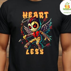 Funny Scary Heartless Horro Cartoon Graphic T shirt 11