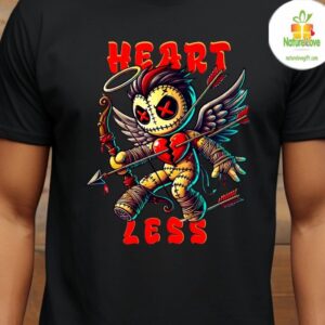 Funny Scary Heartless Horro Cartoon Graphic T shirt 12