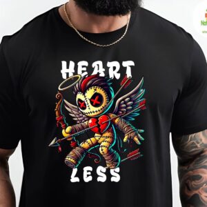 Funny Scary Heartless Horro Cartoon Graphic T shirt 3