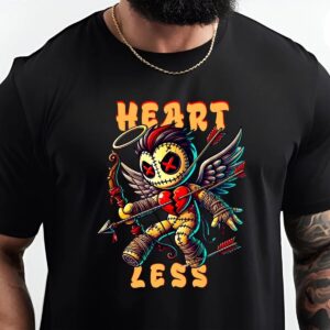 Funny Scary Heartless Horro Cartoon Graphic T shirt 5