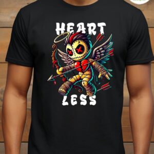 Funny Scary Heartless Horro Cartoon Graphic T shirt 6