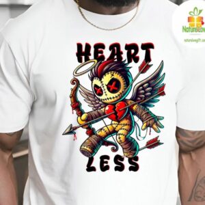 Funny Scary Heartless Horro Cartoon Graphic T shirt 9
