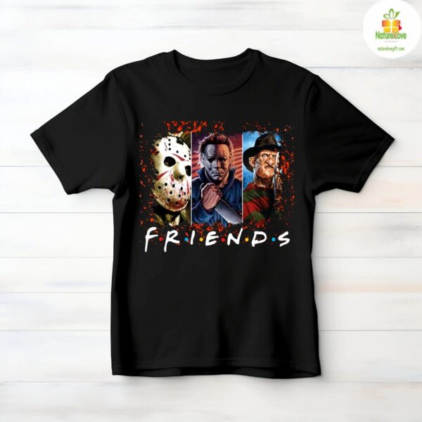 Horror Crew Graphic Tee Halloween Streetwear Parody Shirt